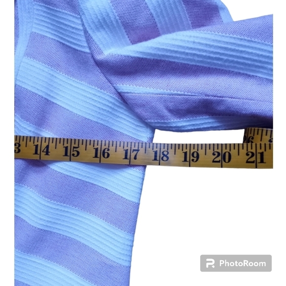 DKNY Pink and White Striped Blazer Size 4P - Picture 9 of 15